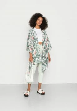 Even&Odd Damen Leichte Jacke - White/green/pink -Even&Odd Verkäufe 2024 011f90741b33439ea47af46849962c48