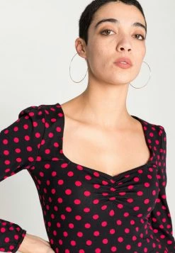 Even&Odd Damen Jerseykleid - Black/red -Even&Odd Verkäufe 2024 0244a2f553cd4fd9888b5ada26f8a7b9