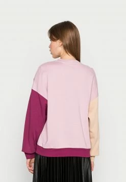 Even&Odd Damen Sweatshirt - Beige/pink/bordeaux -Even&Odd Verkäufe 2024 024b855dd6d542dea61650065b1aa579
