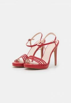 Even&Odd Damen LEATHER - High Heel Sandalette - Red -Even&Odd Verkäufe 2024 06f75e50a4ad47fa959945e90294b5f1