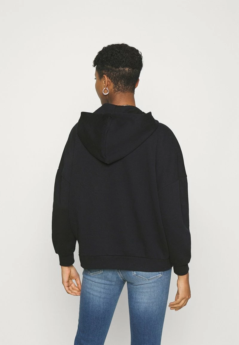 Even&Odd Damen HOODIE LONG WITHOUT DRAWCORD AND POCKET - Kapuzenpullover - Black 5 Even&Odd Damen HOODIE LONG WITHOUT DRAWCORD AND POCKET - Kapuzenpullover - Black – Bild 3