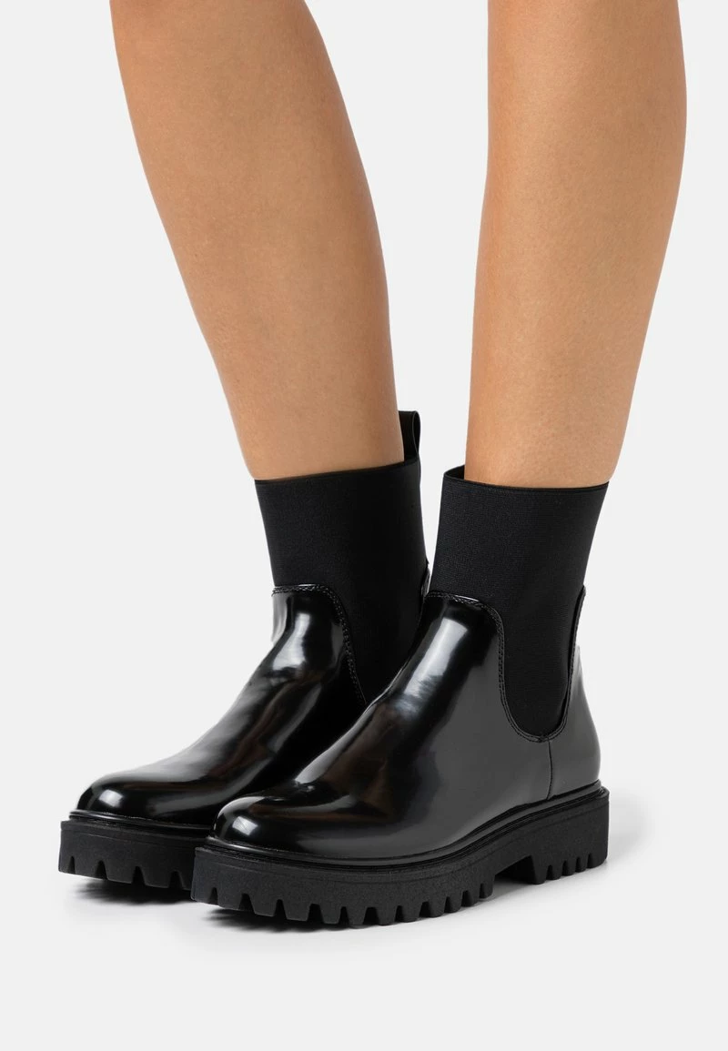 Even&Odd Damen Plateaustiefelette - Black 3 Even&Odd Damen Plateaustiefelette - Black