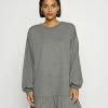 Even&Odd Damen SWEAT - Mini Volant Dress - Freizeitkleid - Mottled Grey -Even&Odd Verkäufe 2024 0ae5f2442ba54c0da780fee2ac802d29