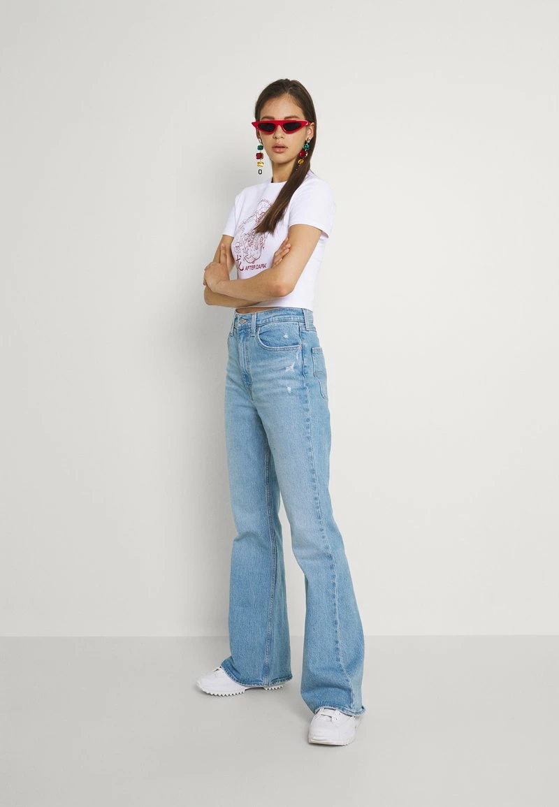 Even&Odd T-Shirt Print - White | Damen 4 Even&Odd T-Shirt Print - White | Damen – Bild 2