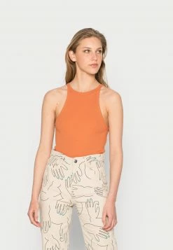 Even&Odd Damen Top - Black/orange -Even&Odd Verkäufe 2024 1215eb0857004045acb48619087774e9