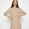 Even&Odd Damen Strickkleid - Tan