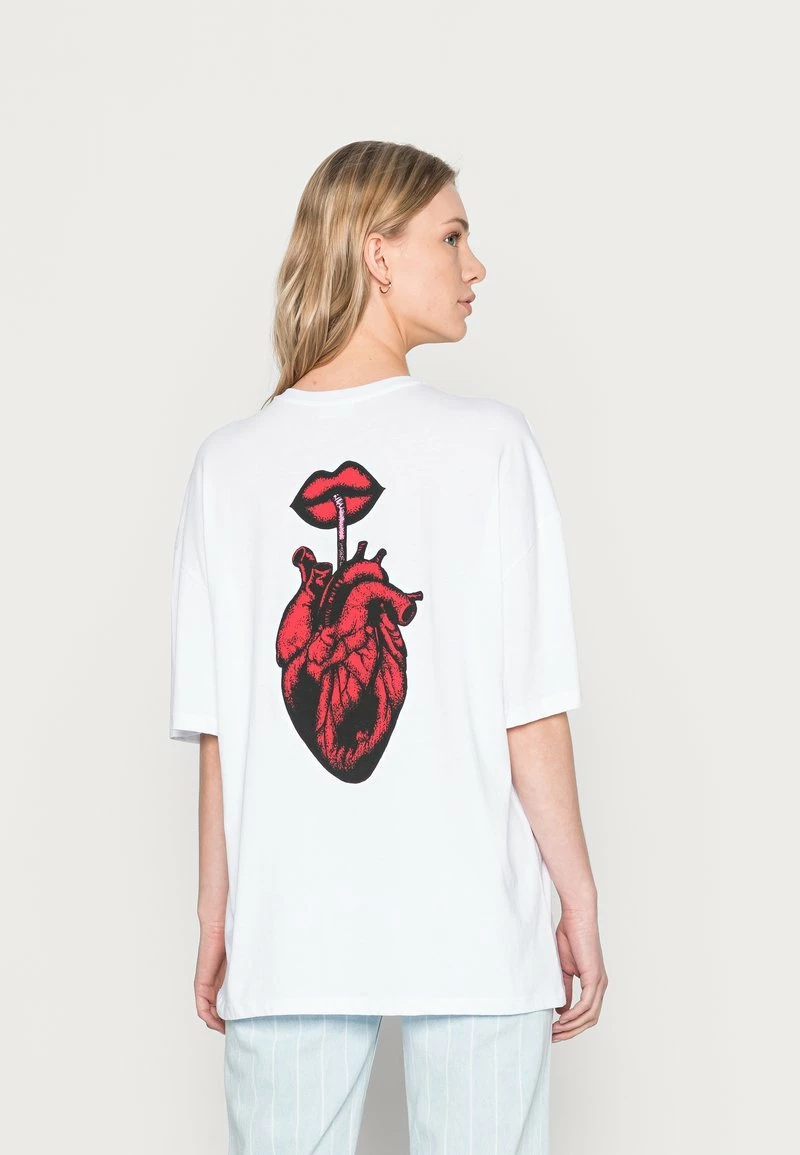 Even&Odd Damen T-Shirt Print - White 3 Even&Odd Damen T-Shirt Print - White