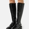 Even&Odd Damen Schnürstiefel - Black