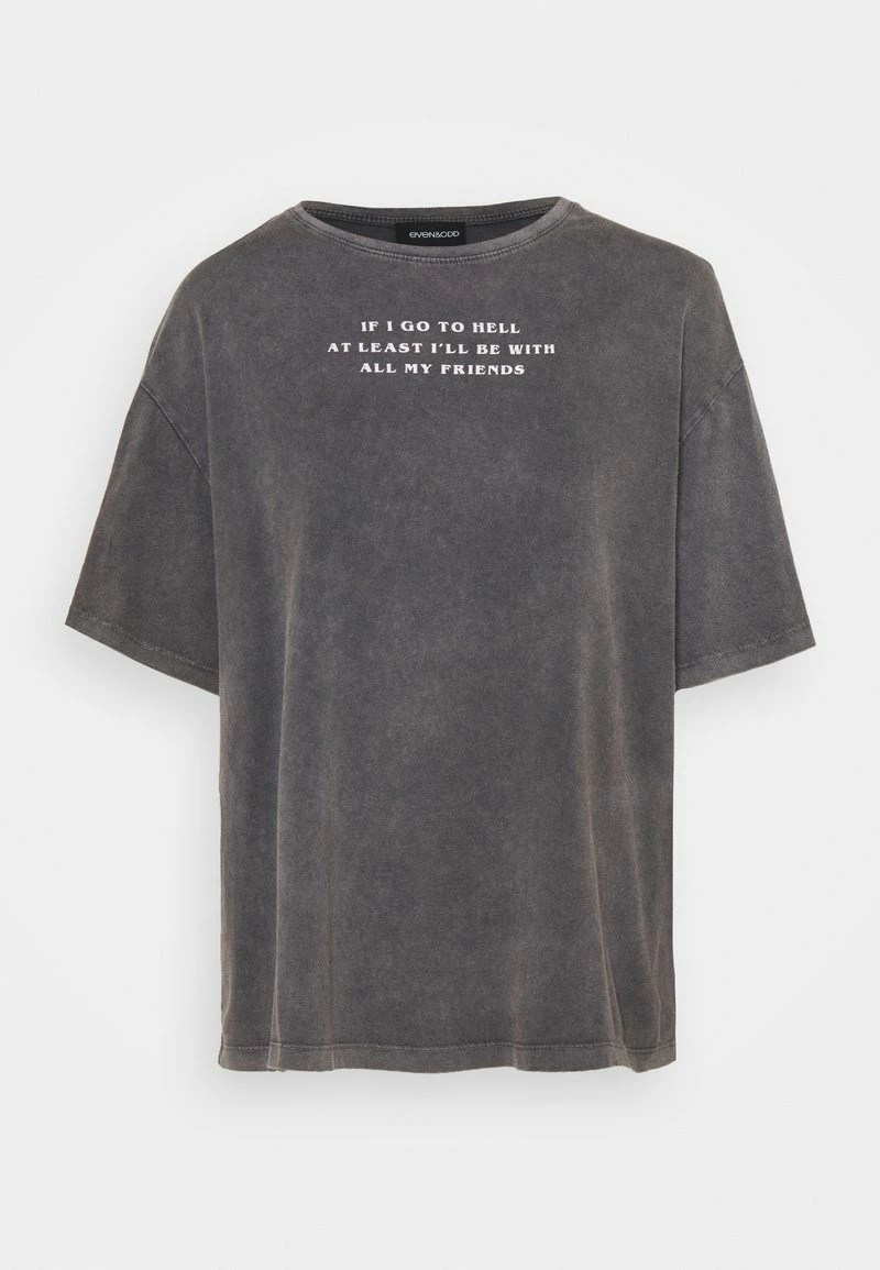 Even&Odd Damen T-Shirt Print - Black 3 Even&Odd Damen T-Shirt Print - Black