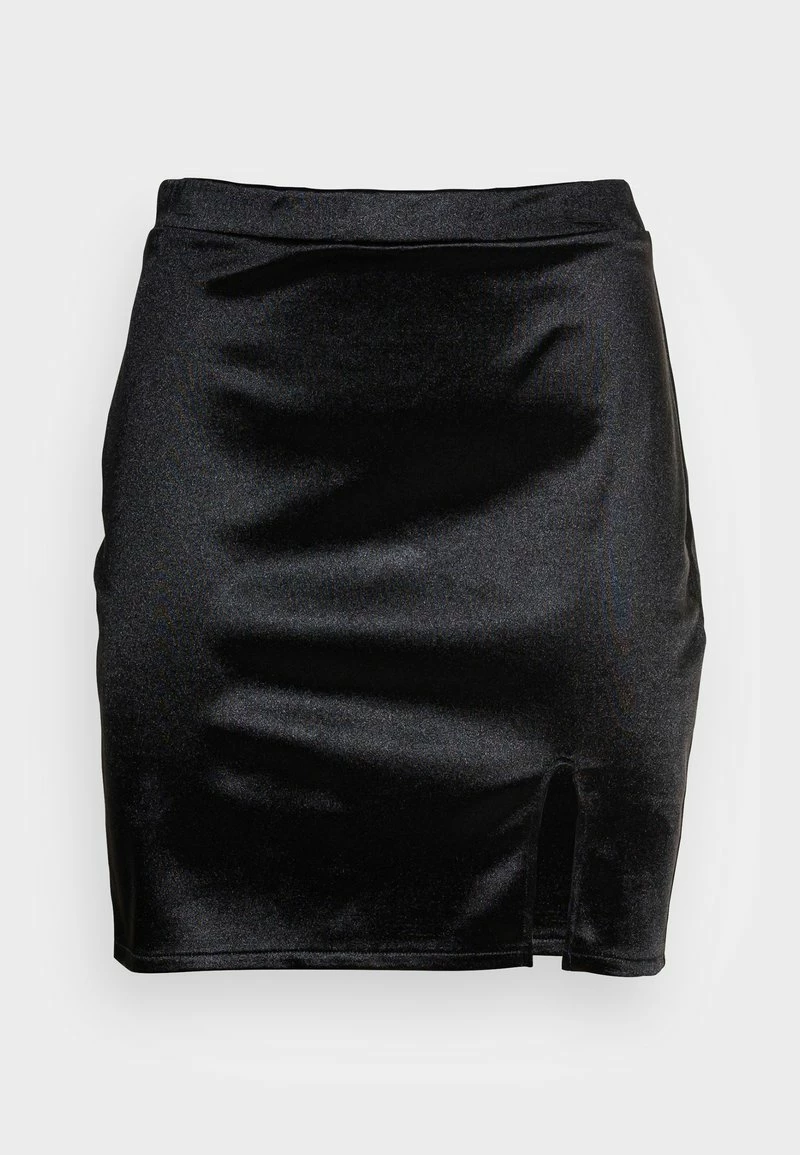 Even&Odd Damen BODYCON SKIRT WITH SLIT - Minirock - Black 6 Even&Odd Damen BODYCON SKIRT WITH SLIT - Minirock - Black – Bild 4