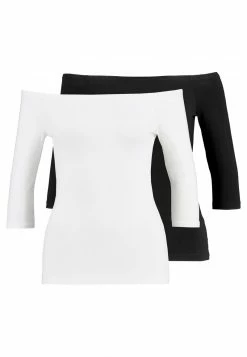Even&Odd Damen 2 PACK - Langarmshirt - White/black -Even&Odd Verkäufe 2024 1dffc97e08c0423ebb1c5d67231c556c
