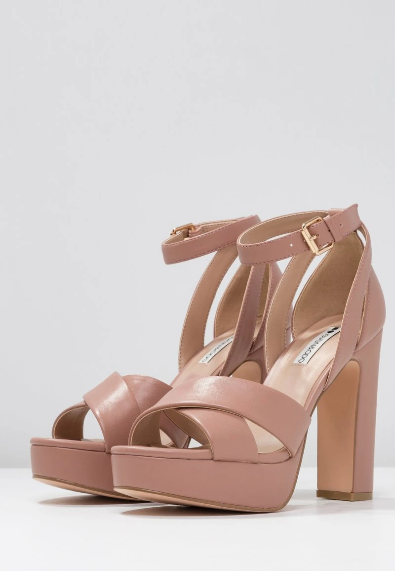 Even&Odd Damen High Heel Sandalette - Light Pink 7 Even&Odd Damen High Heel Sandalette - Light Pink – Bild 5