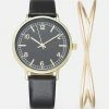 Even&Odd Damen SET - Uhr - Black