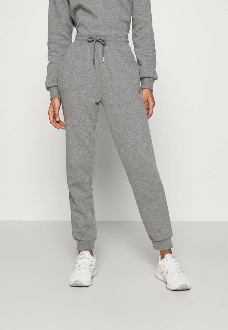 Even&Odd Damen Off Shoulder&Jogger Set - Sweatshirt - Mottled Grey 5 Even&Odd Damen Off Shoulder&Jogger Set - Sweatshirt - Mottled Grey – Bild 3