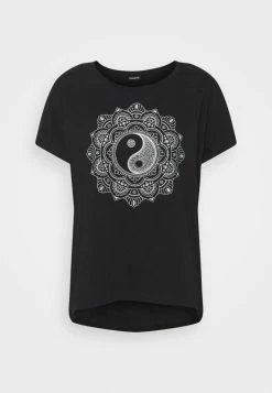 Even&Odd T-Shirt Print - Black | Damen -Even&Odd Verkäufe 2024 218a053cfa174641aa4143ee25d2de0d
