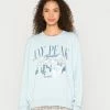 Even&Odd Damen PRINTED OVERSIZED - Sweatshirt - Light Blue -Even&Odd Verkäufe 2024 2274caf50b6f41919527f4588776b5d2