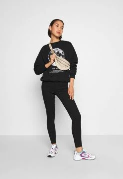 Even&Odd Damen Printed Oversized Sweatshirt - Sweatshirt - Black -Even&Odd Verkäufe 2024 244008ad5f554ad7b3667739ccc073cb