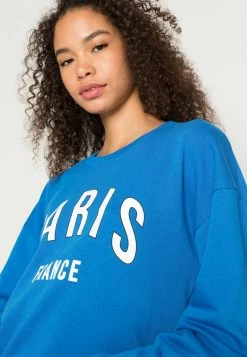 Even&Odd Damen PRINTED LOOSE FIT - Sweatshirt - Blue -Even&Odd Verkäufe 2024 25534442ecc446bd9a4bfe2e00676195