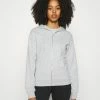 Even&Odd Damen BASIC HOODIE JACKET WITH POCKETS - Kapuzenpullover - Mottled Light Grey -Even&Odd Verkäufe 2024 2617d20e254a4466aff35fca338c60ba