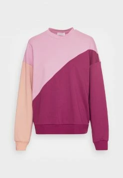 Even&Odd Damen Sweatshirt - Beige/pink/bordeaux -Even&Odd Verkäufe 2024 26e955bce4844a40af75bc48b894421e