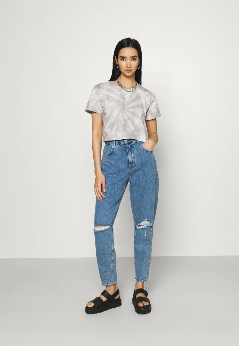 Even&Odd Damen T-Shirt Print - Grey/white 4 Even&Odd Damen T-Shirt Print - Grey/white – Bild 2