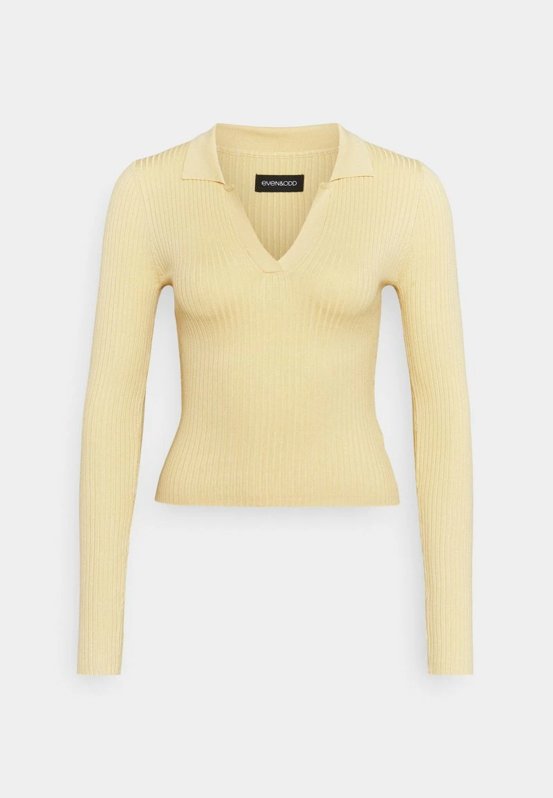 Even&Odd Damen Strickpullover - Light Yellow 3 Even&Odd Damen Strickpullover - Light Yellow