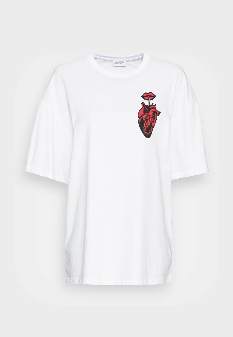 Even&Odd Damen T-Shirt Print - White 6 Even&Odd Damen T-Shirt Print - White – Bild 4