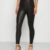Even&Odd Damen PU LEGGINGS WITH PUNTO INSERTS - Leggings - Hosen - Black -Even&Odd Verkäufe 2024 293acf6629d24962850ae3295343ee4b