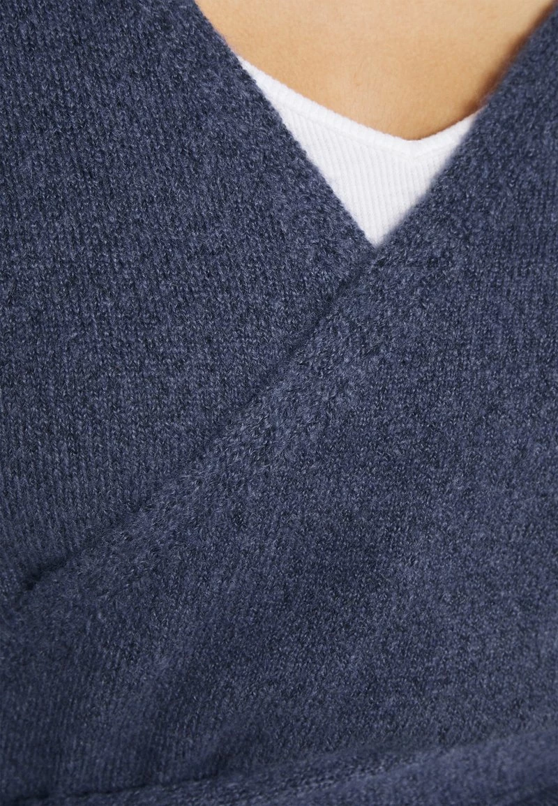 Even&Odd Damen WICKELJACKE - Strickjacke - Blue-grey 8 Even&Odd Damen WICKELJACKE - Strickjacke - Blue-grey – Bild 6