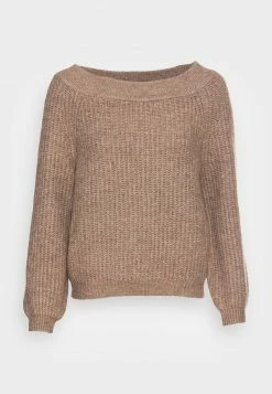 Even&Odd Damen OFF SHOULDER JUMPER - Strickpullover - Mottled Beige -Even&Odd Verkäufe 2024 2c8cf2a5de45473094ce63208290b450