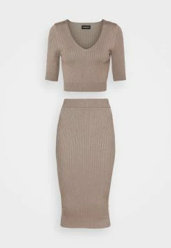 Even&Odd Damen STRICK KNITWEAR SET - Bleistiftrock - Taupe -Even&Odd Verkäufe 2024 2cc20e37c13e472eadbcb1d68700207d