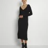 Even&Odd Damen KNIT MAXI V NECK DRESS WITH SLIT - Strickkleid - Black -Even&Odd Verkäufe 2024 2ef335d6fd694028afd440161770f2e0