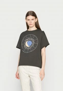 Even&Odd Damen T-Shirt Print - Anthracite