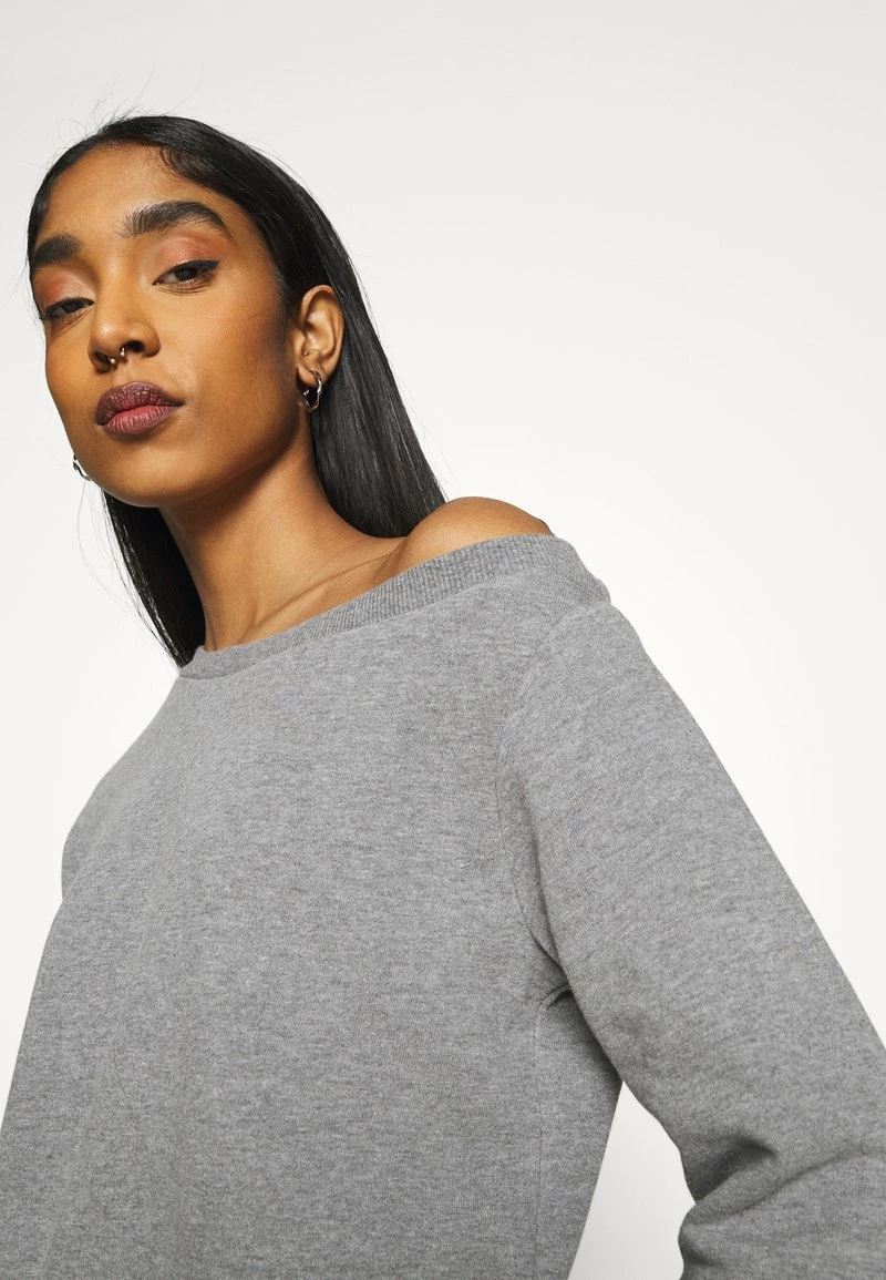 Even&Odd Damen Off Shoulder&Jogger Set - Sweatshirt - Mottled Grey 7 Even&Odd Damen Off Shoulder&Jogger Set - Sweatshirt - Mottled Grey – Bild 5