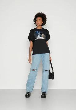 Even&Odd T-Shirt Print - Black | Damen -Even&Odd Verkäufe 2024 339c3908a6fe44a1b52f707a85e817ad