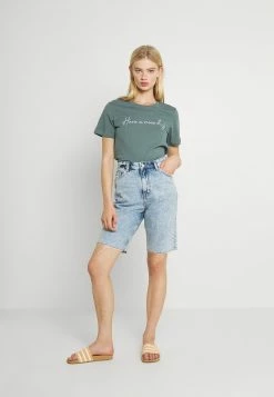 Even&Odd Damen T-Shirt Print - Green -Even&Odd Verkäufe 2024 340f167abe26483db202cb7a97febf42