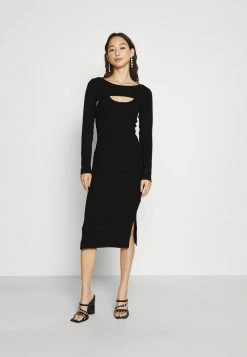 Even&Odd MINI DOYCON DRESS WITH DETEACHABLE LONG SLEEVES SET - Etuikleid - Black | Damen