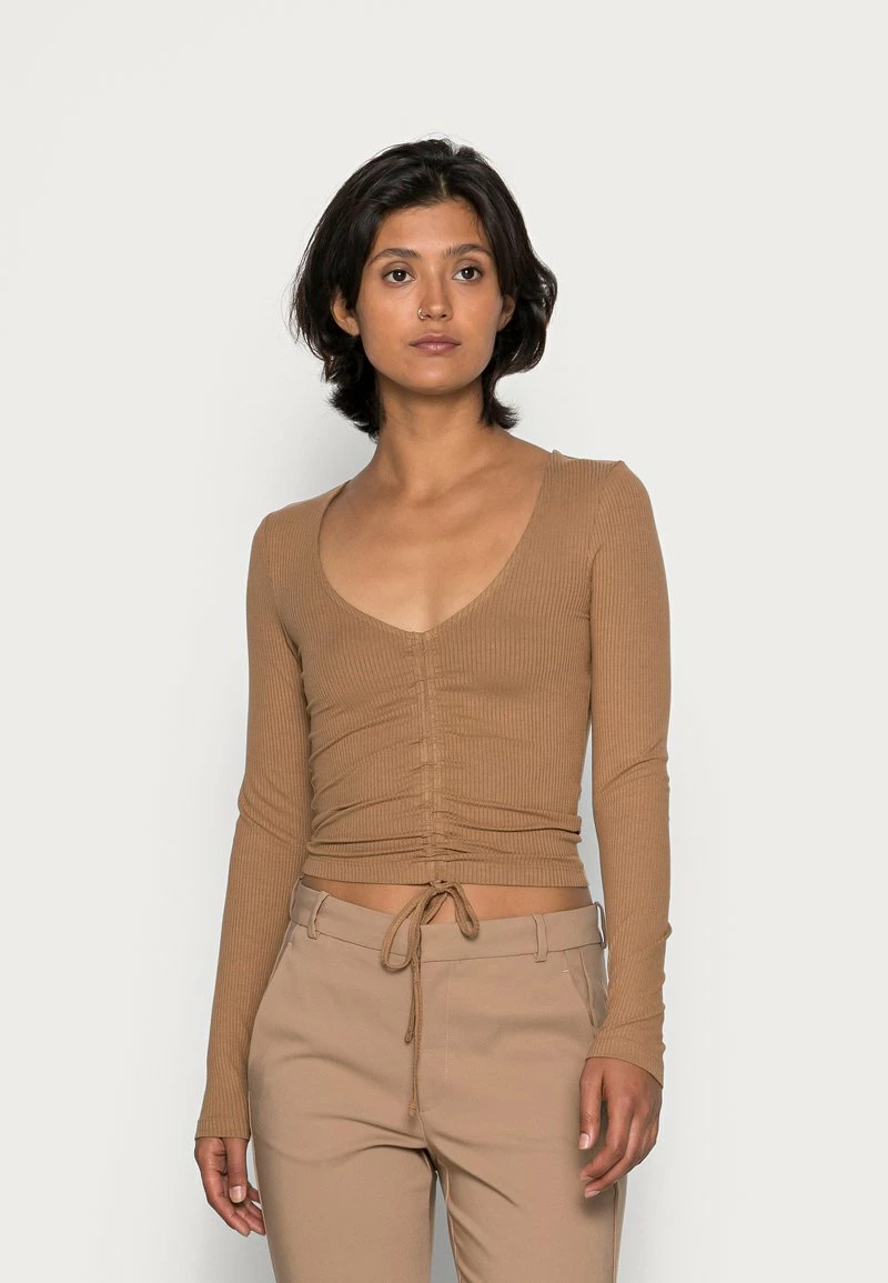 Even&Odd Damen Langarmshirt - Brown 3 Even&Odd Damen Langarmshirt - Brown