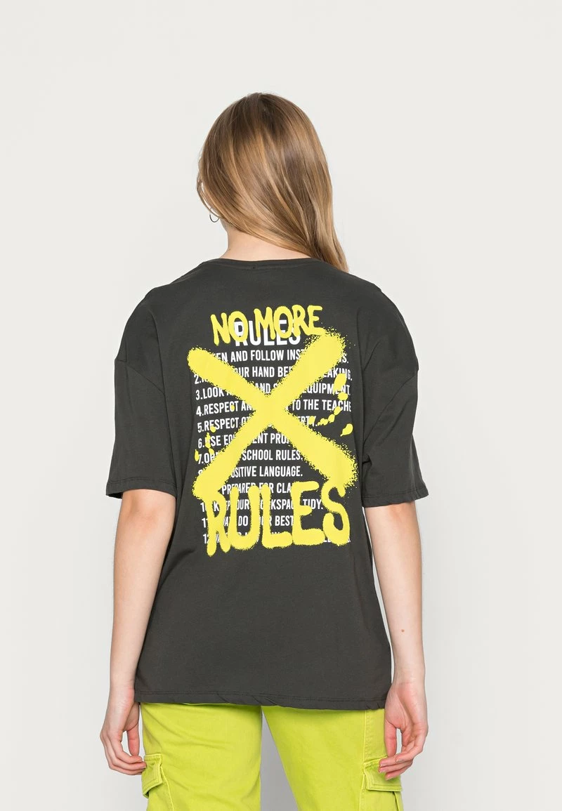 Even&Odd Damen T-Shirt Print - Anthracite 3 Even&Odd Damen T-Shirt Print - Anthracite