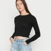Even&Odd Damen Langarmshirt - Black