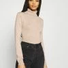 Even&Odd Damen BASIC TURTLE NECK JUMPER - Strickpullover - Sand