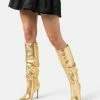 Even&Odd Damen High Heel Stiefel - Gold -Even&Odd Verkäufe 2024 3cb61b5688dd4c1b80cdacf371377202
