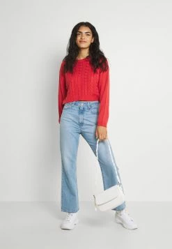 Even&Odd Damen CROPPED LOOSE CABLE JUMPER - Strickpullover - Light Red -Even&Odd Verkäufe 2024 3cd48f68fe334347b7eed3f1e887dfd7
