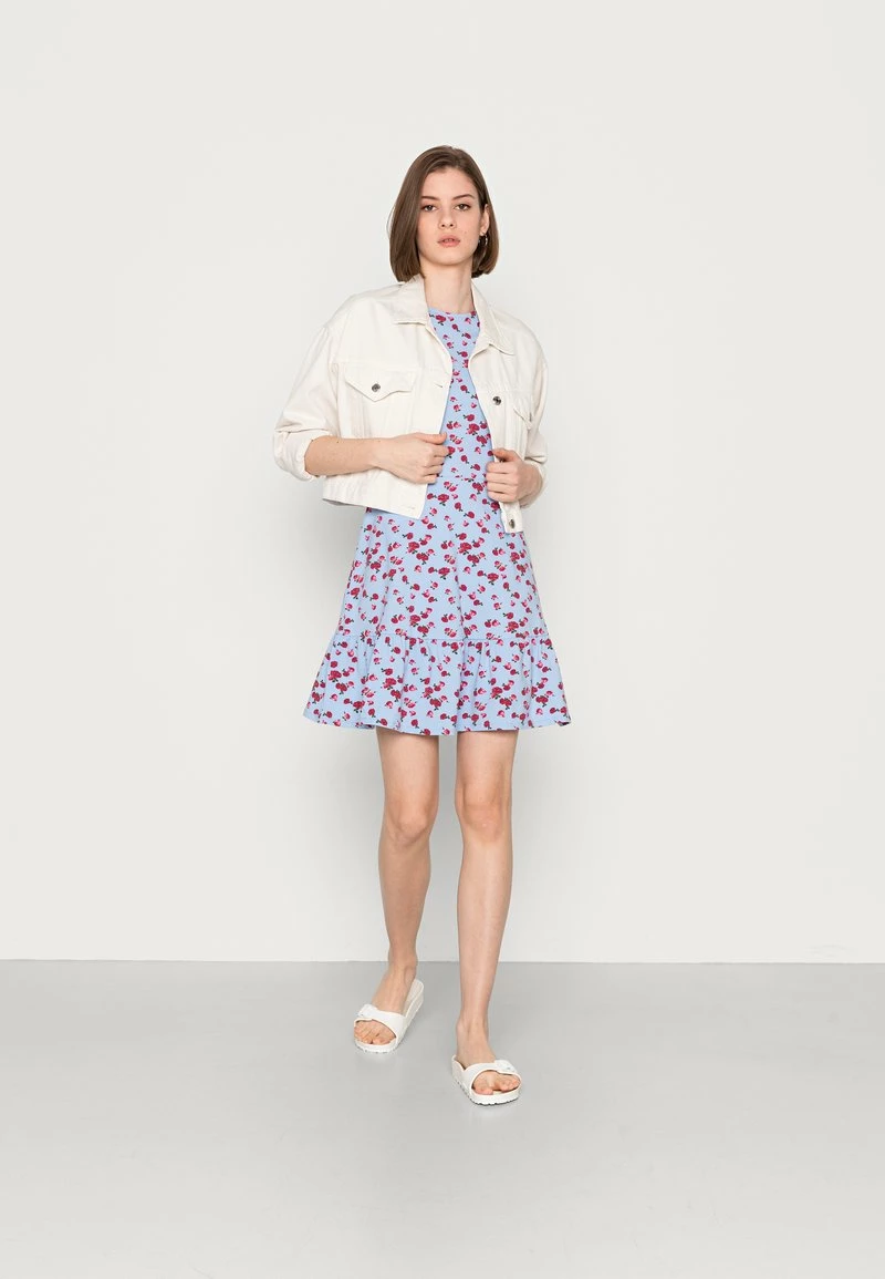 Even&Odd Damen Jerseykleid - Light Blue/multi Coloured 4 Even&Odd Damen Jerseykleid - Light Blue/multi Coloured – Bild 2