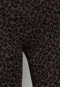 Even&Odd Damen 2 PACK - Leggings Animal Print - Pants - Leggings - Hosen - Black/brown -Even&Odd Verkäufe 2024 433dec6f2a234935afb27621708b1294