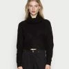 Even&Odd Damen CROPPED LOOSE TURTLENECK - Strickpullover - Black -Even&Odd Verkäufe 2024 434062d667ec4d40a36a5e2d70e385bb
