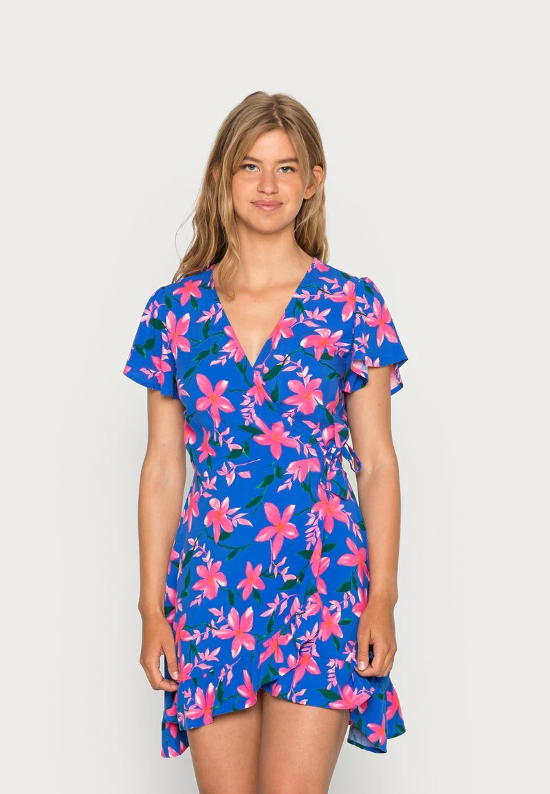 Even&Odd Freizeitkleid - Blue/pink | Damen 3 Even&Odd Freizeitkleid - Blue/pink | Damen