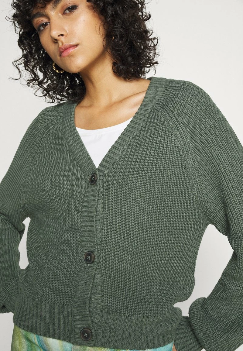 Even&Odd Damen BUTTON THROUGH CARDIGAN - Strickjacke - Green 8 Even&Odd Damen BUTTON THROUGH CARDIGAN - Strickjacke - Green – Bild 6