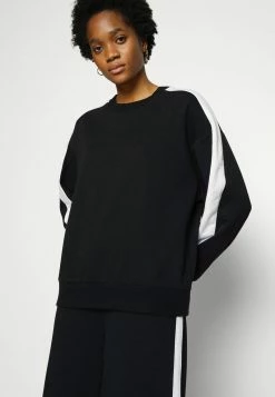 Even&Odd Damen OVERSIZED SWEATSHIRT WITH STRIPE - Sweatshirt - Black -Even&Odd Verkäufe 2024 455979d41774411c90fa0ce5c54d0e79