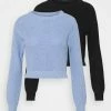 Even&Odd Damen 2 PACK - Strickpullover - Black/light Blue -Even&Odd Verkäufe 2024 46ea446af7b647149a560ccef75796d1